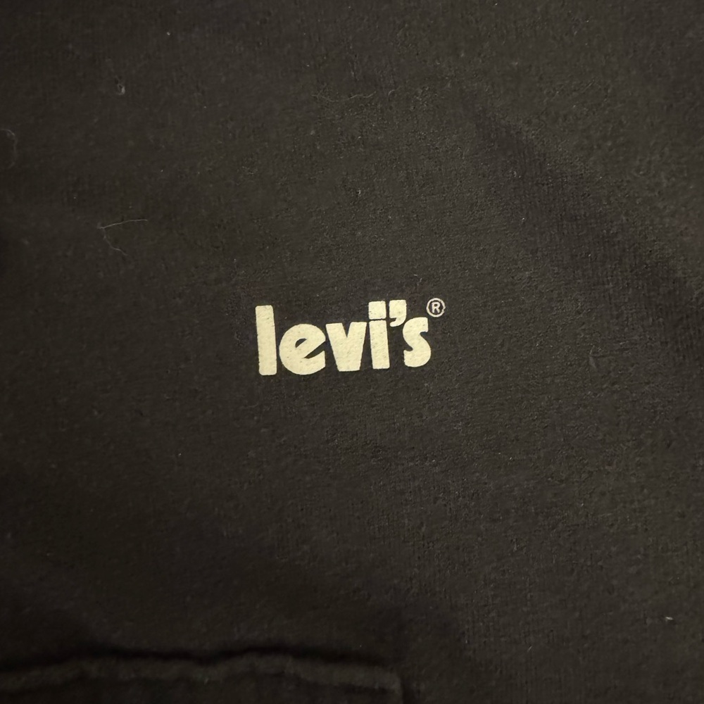 Levi's Women's Black Cropped Hoodie - Picture 5 of 6